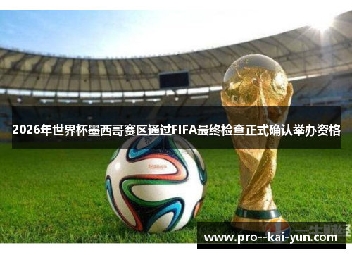 2026年世界杯墨西哥赛区通过FIFA最终检查正式确认举办资格 2026年世界杯墨西哥赛区通过FIFA最终检查正式确认举办资格